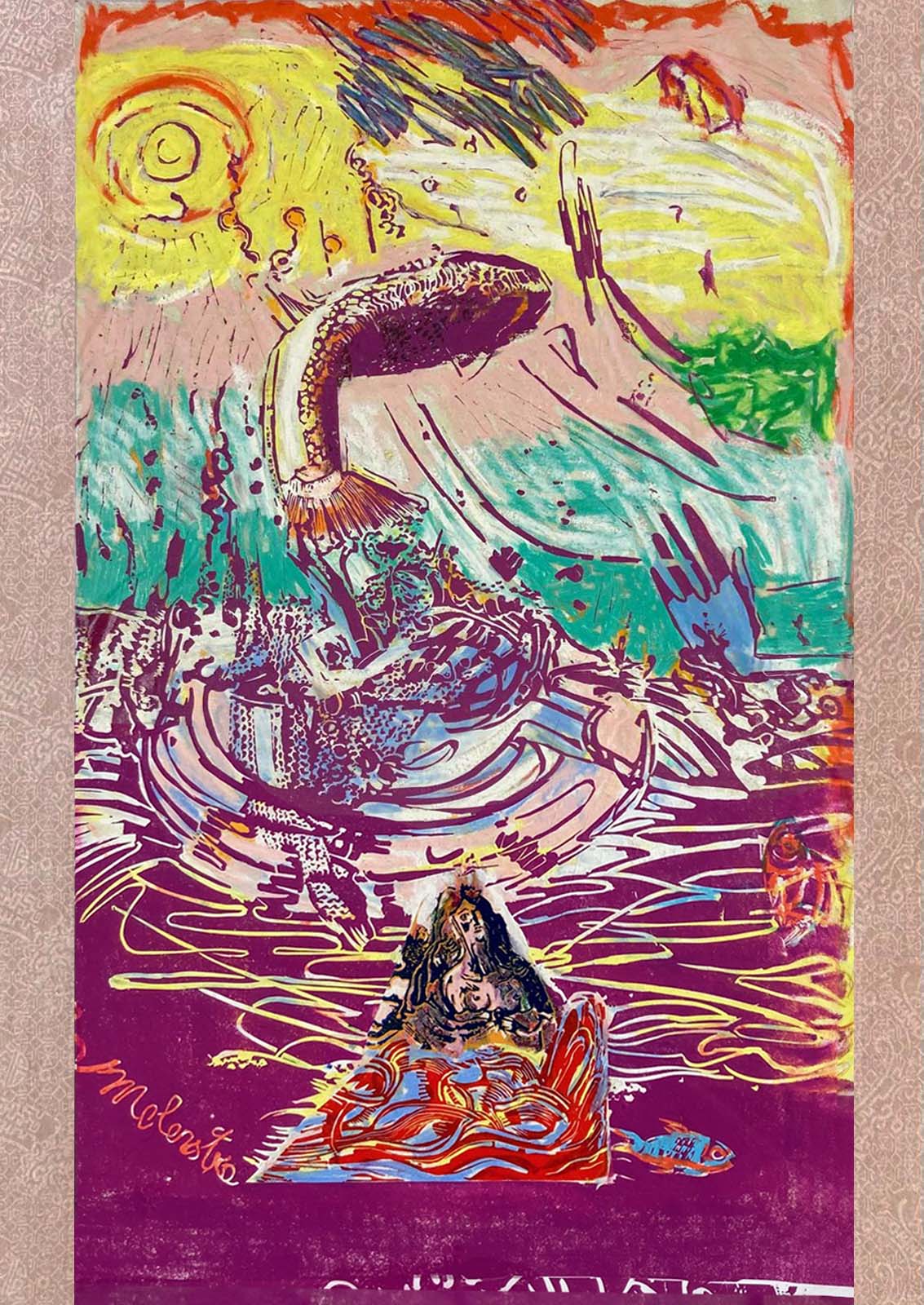 Schuimend wild water