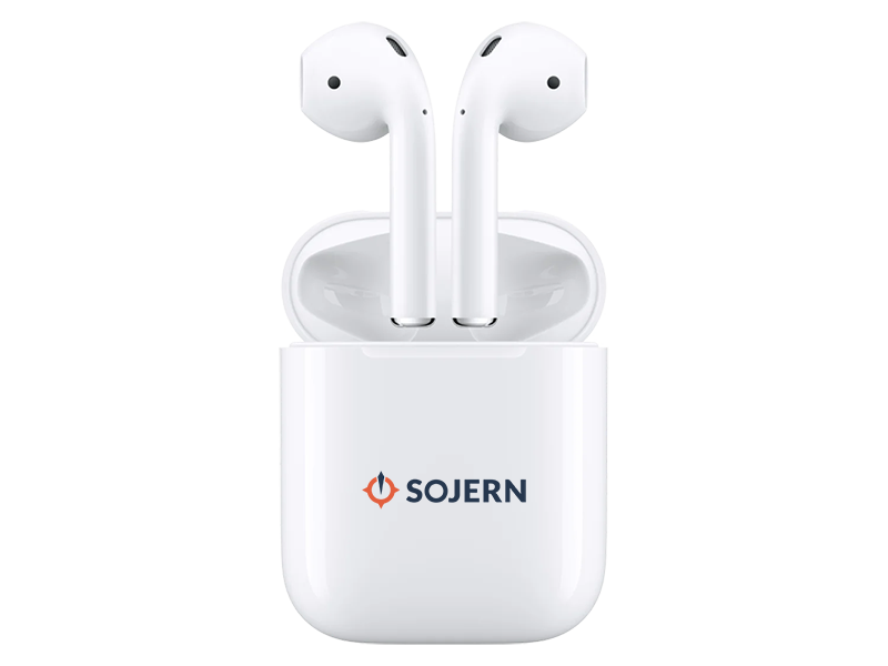 Sojern-branded airpods