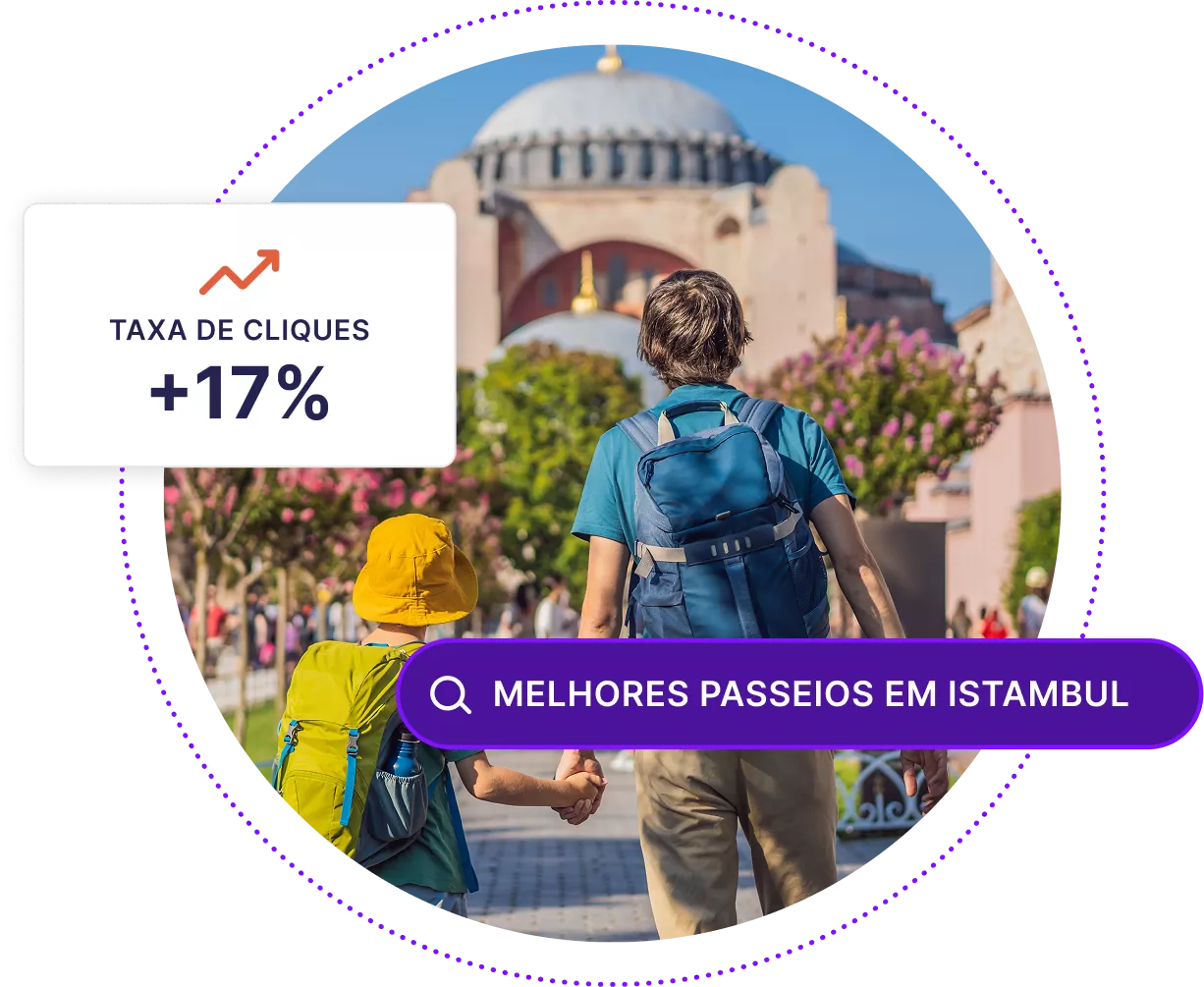 Pai e filho na Hagia Sofia em Istambul, Turquia