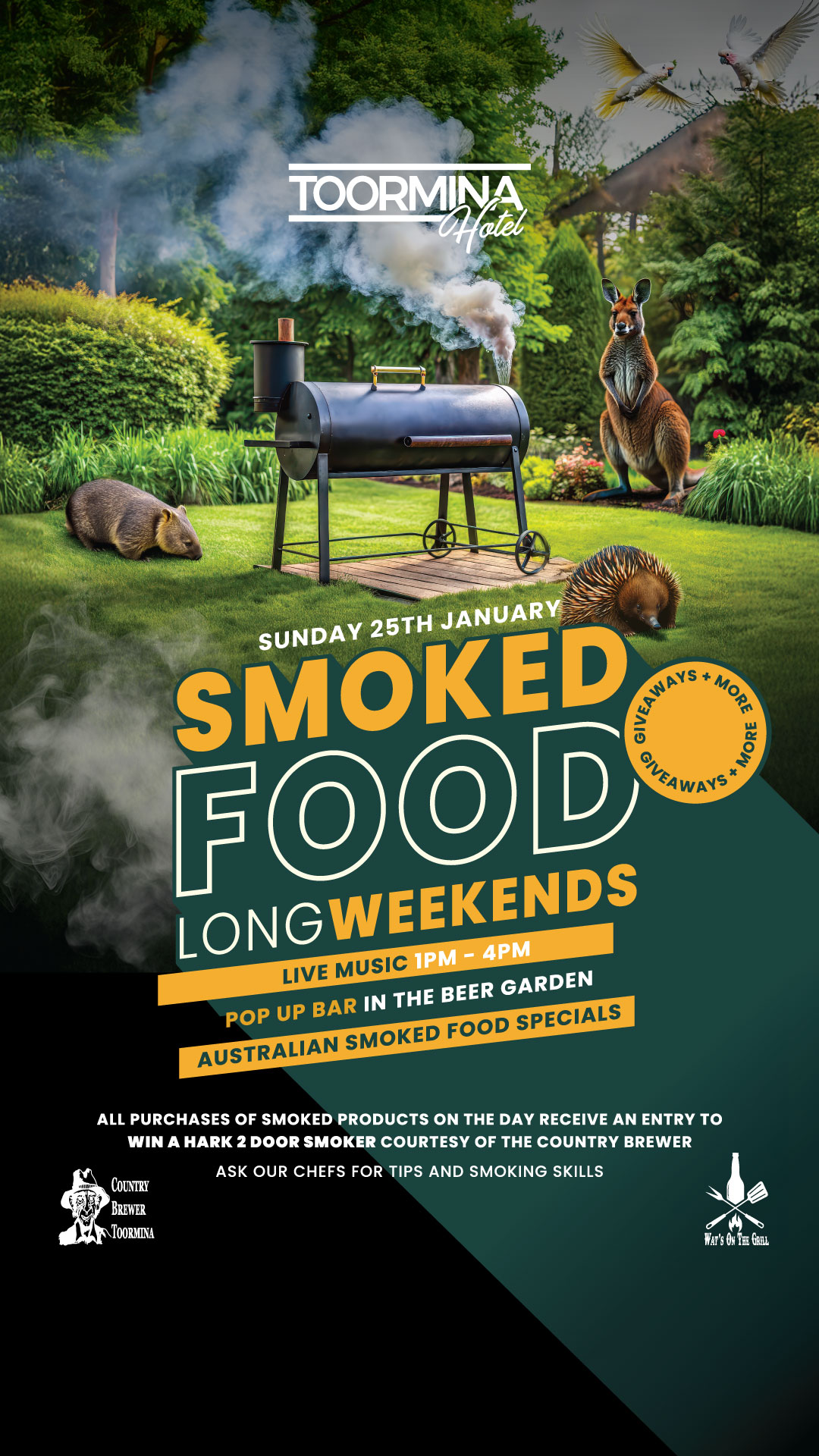 January Smoked Food Long Weekend