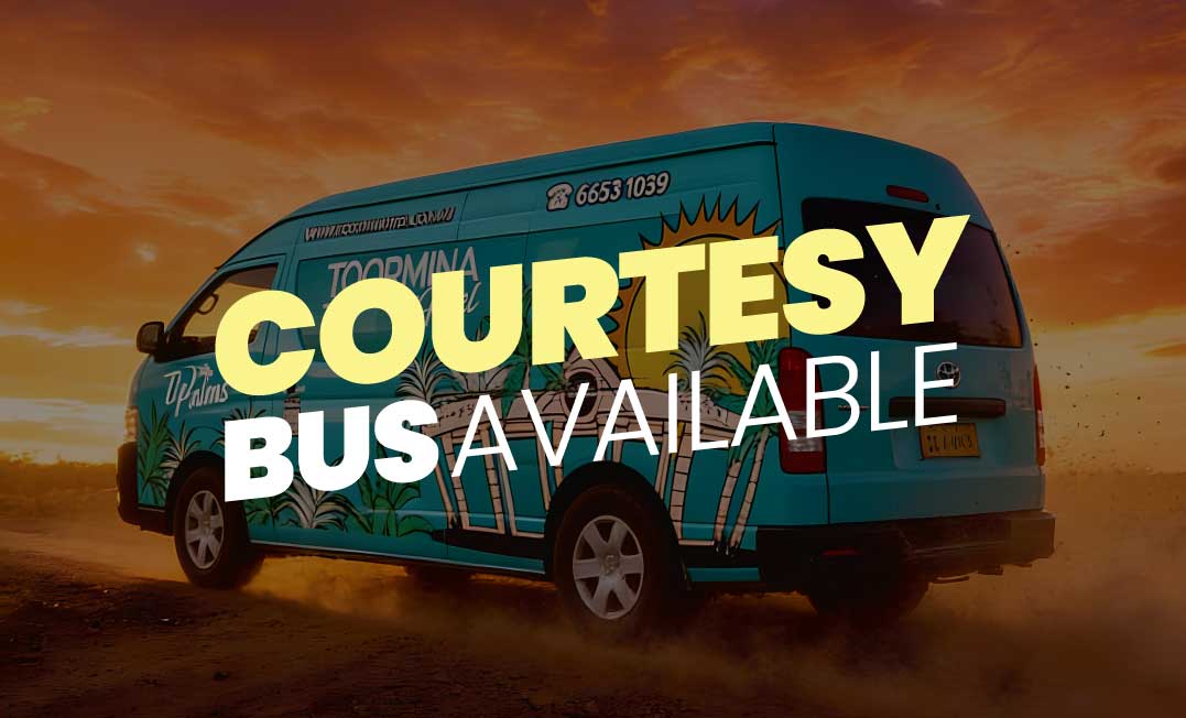 COURTESY BUS AVAILABLE