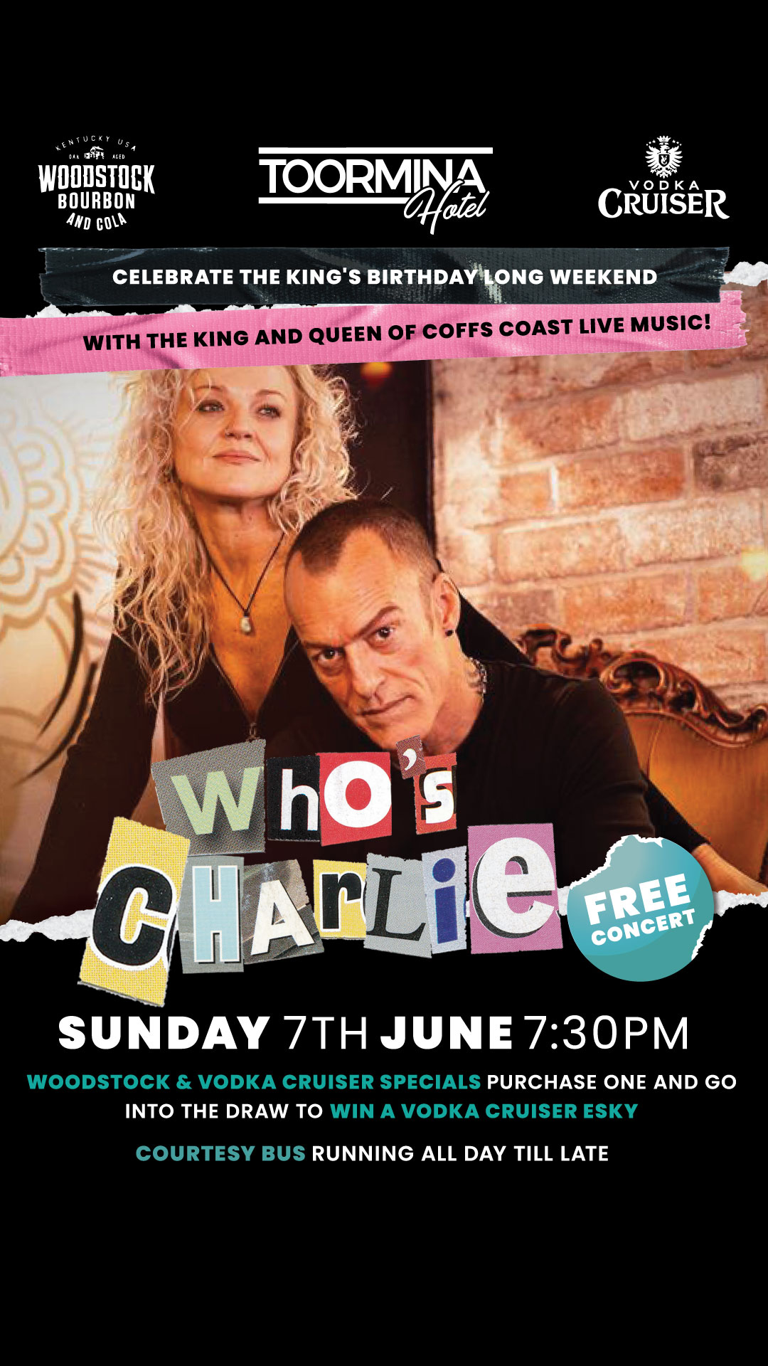 FREE SHOW Who's Charlie