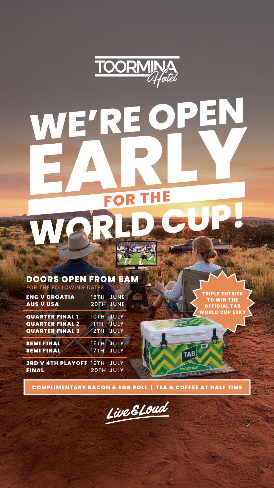 Open Early For The World Cup