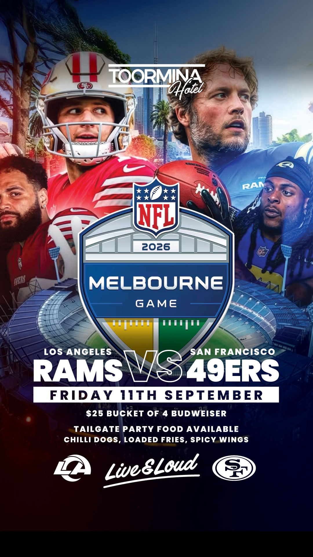 NFL Comes To Australia: Rams vs 49ers