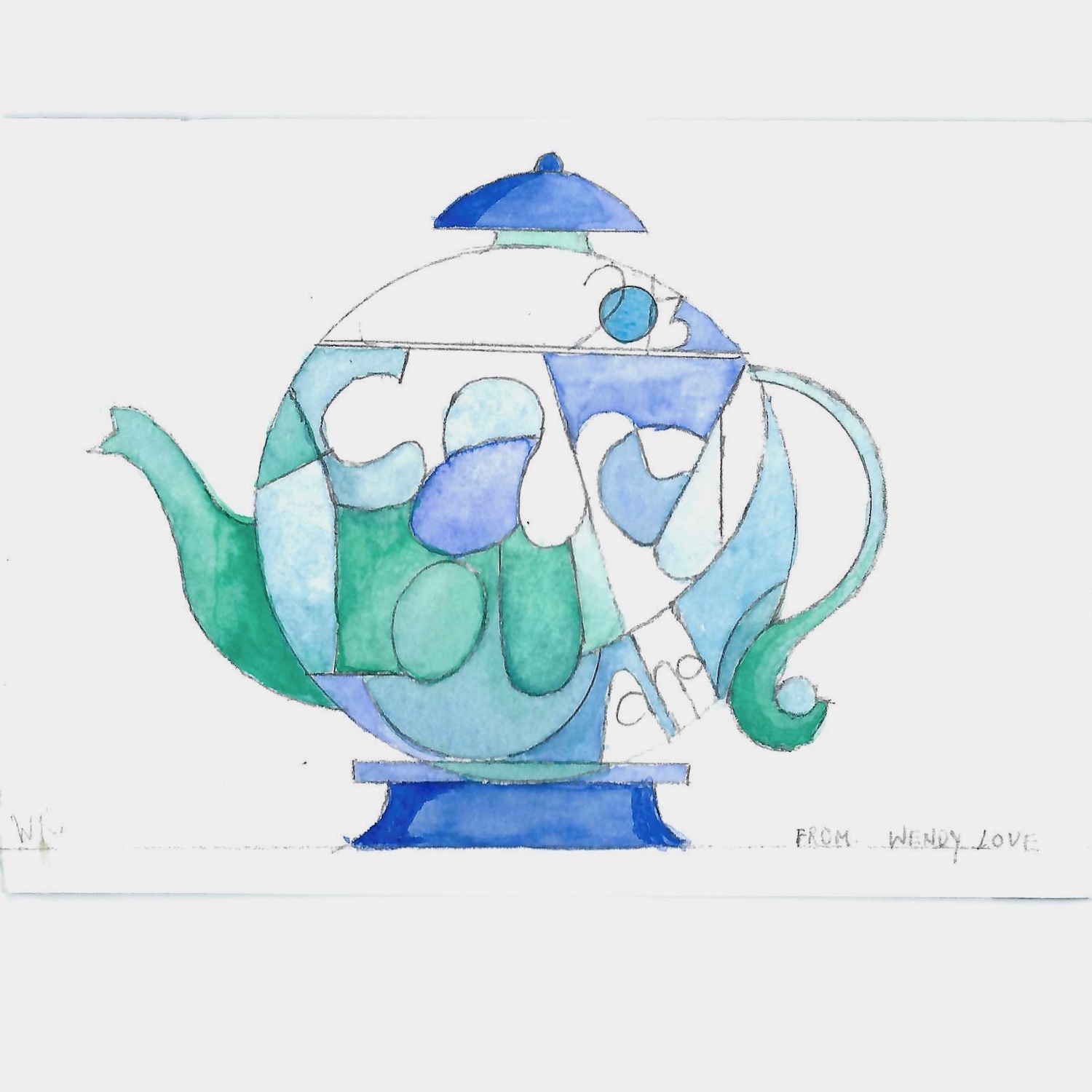 Post card to Sandy and lou 