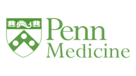 Penn Medicine logo with shield emblem and text.