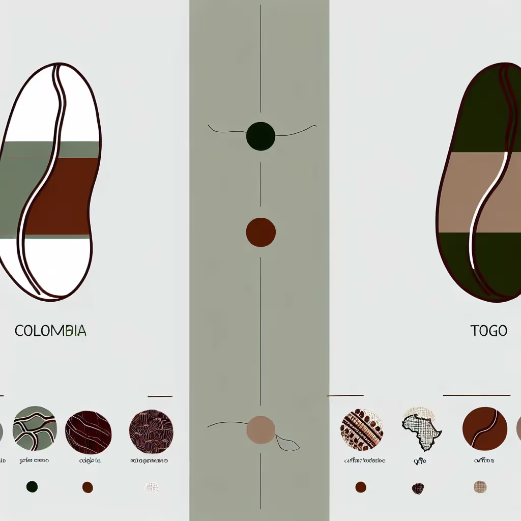 Colombian Vs. Togolese Coffee