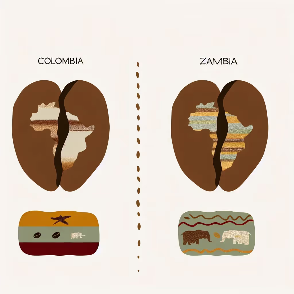 Colombian Vs. Zambian Coffee