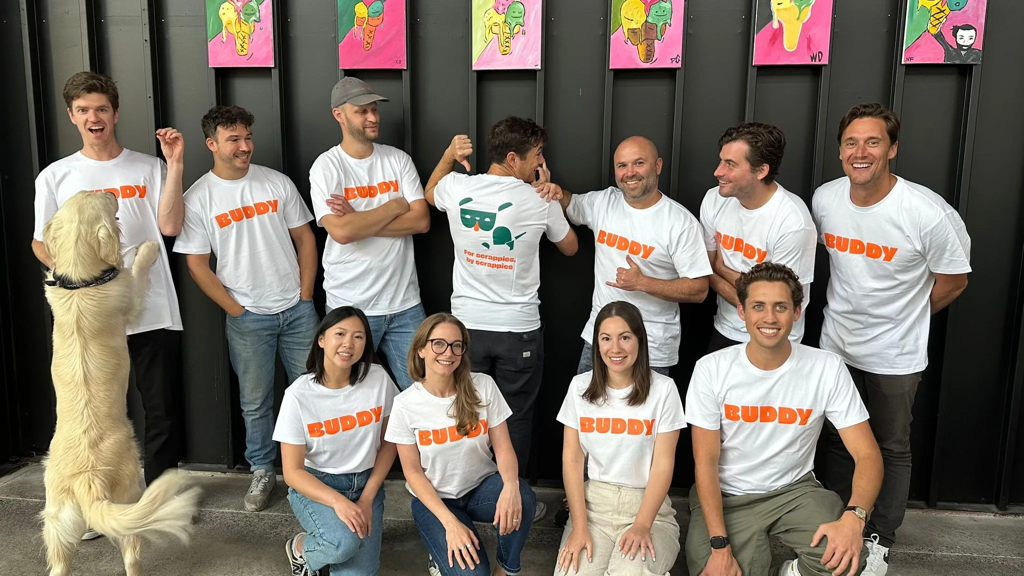 Team photo of Buddy staff.