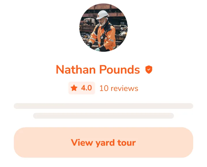 Buddy UI profile rating element