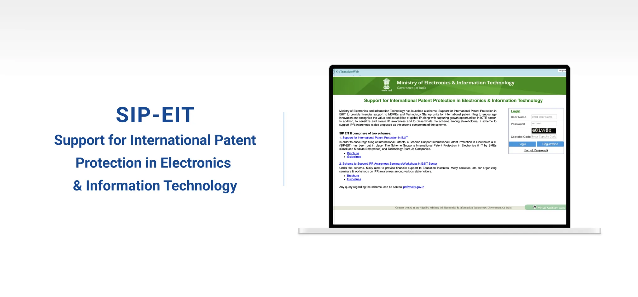 Support for International Patent Protection in Electronics & Information Technology (SIP-EIT)