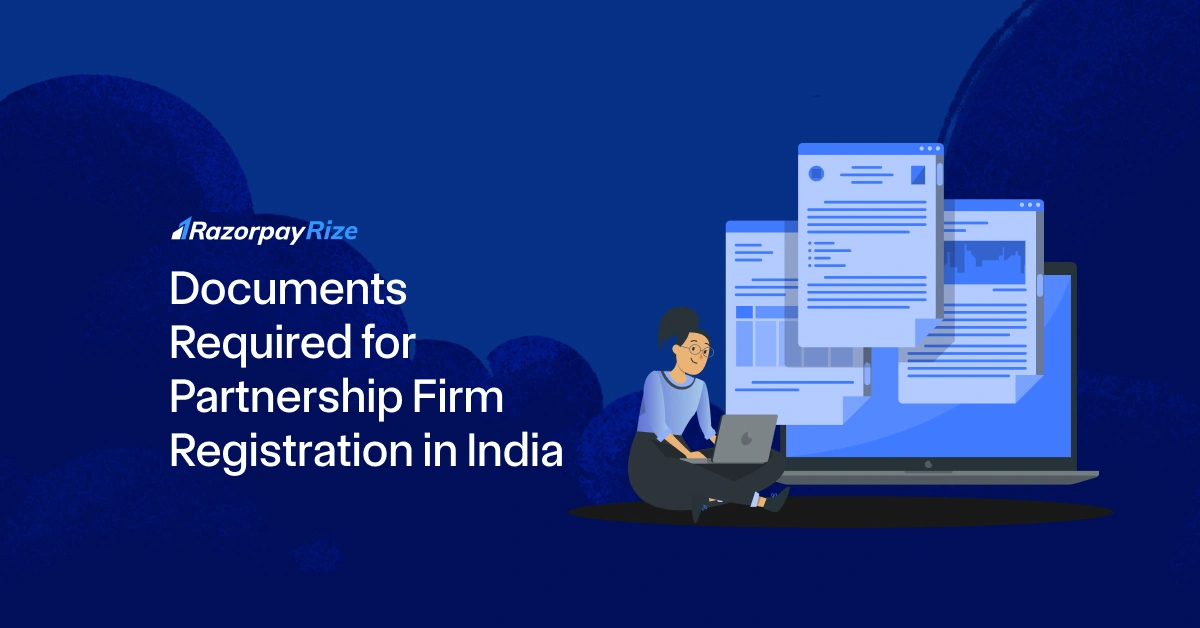 Documents Required for Partnership Firm Registration in India