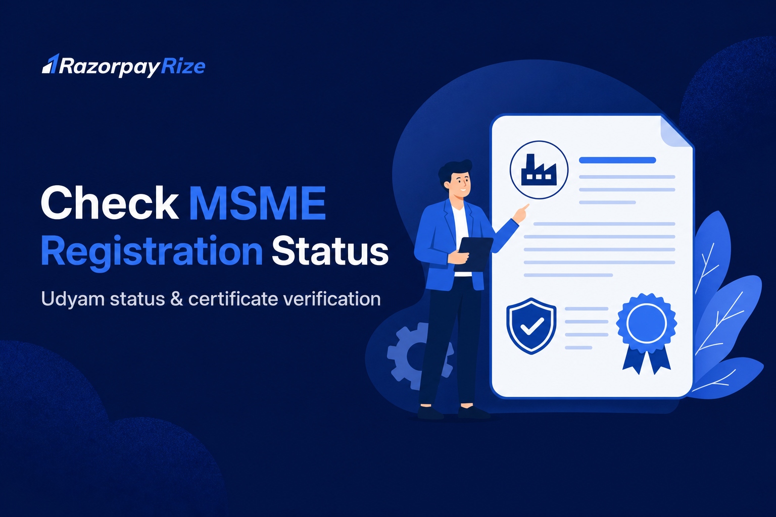 Check MSME Registration Status Online: Udyam Status & Certificate Guide