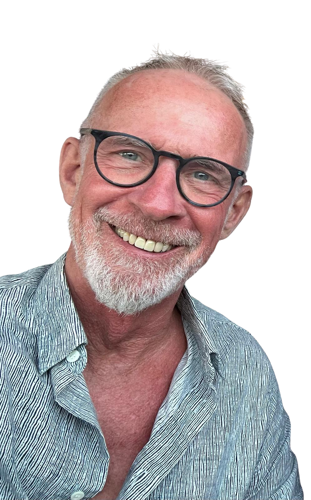 A smiling man
