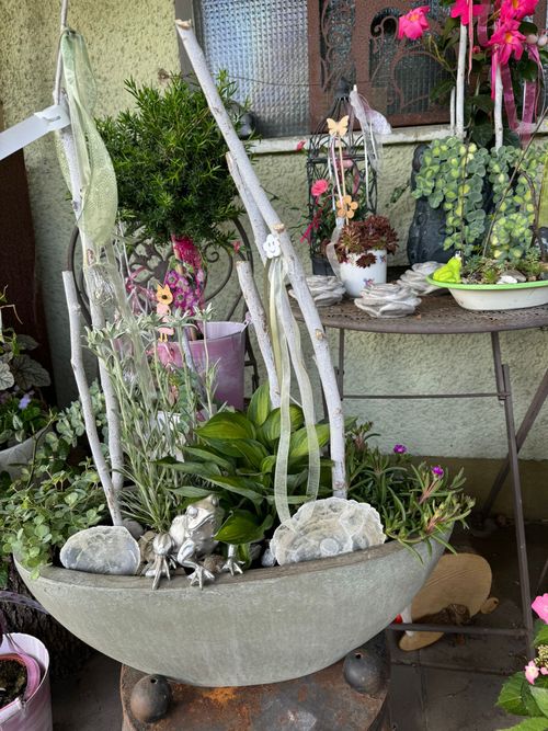 Outdoor seating area