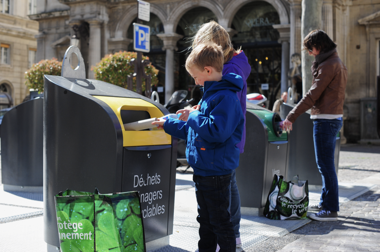 IB French Sharing the Planet — child recycling in France, oral exam photo