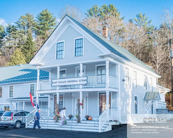 The East Calais General Store won a Citation Award in the historic preservation/adaptive re-use/rehabilitation category in the 2024 AIAVT Excellence in Architecture Design Awards.