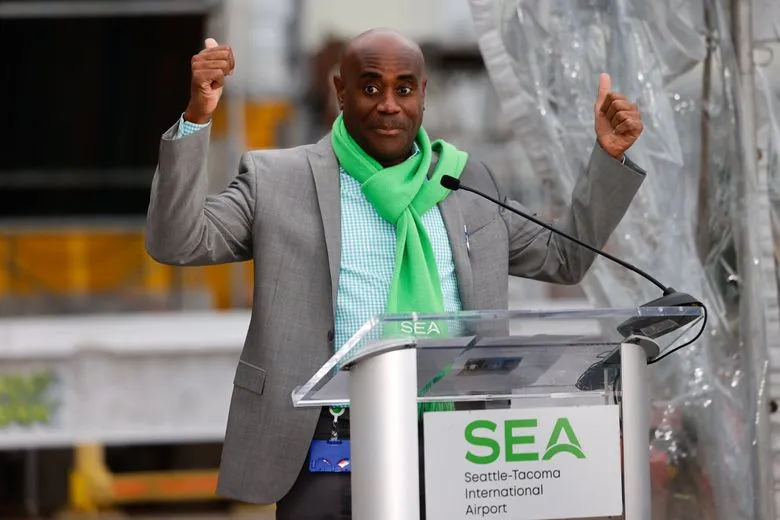Lance Lyttle, Port of Seattle’s managing director of aviation. Sea-Tac is in the middle of a $5 billion, multiyear series of upgrades totaling 120 construction projects. (Karen Ducey / The Seattle Times)