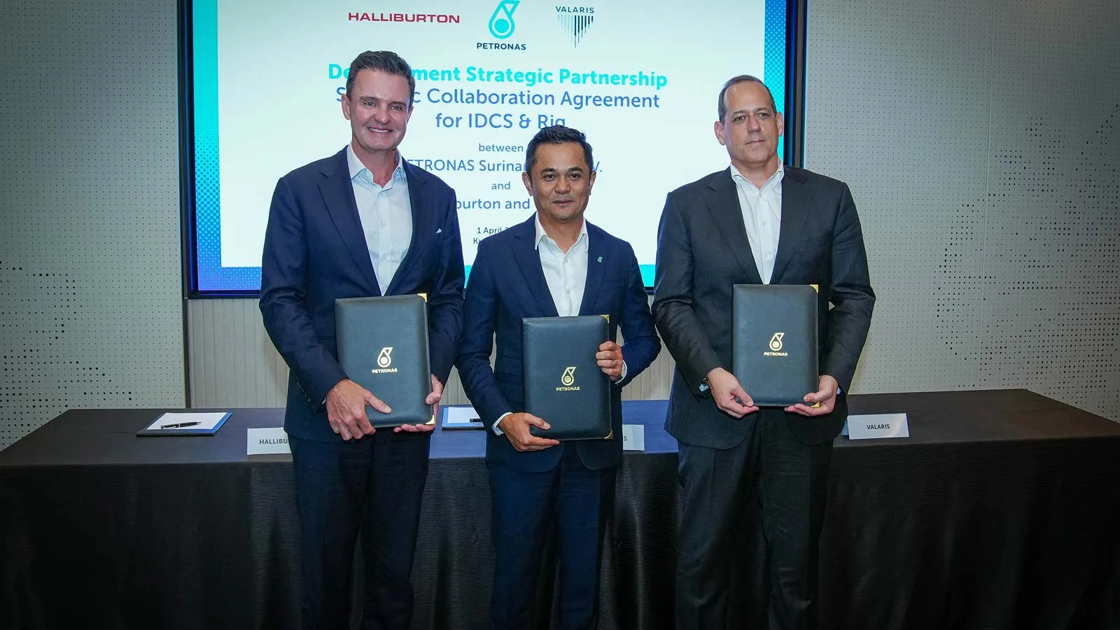 Halliburton, PETRONAS, Valaris Sign Strategic Agreement for Suriname Energy Development