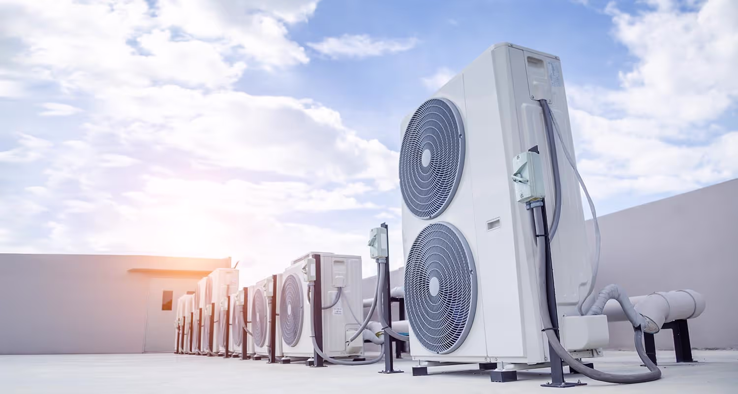 Air conditioning unit supplied by IRS