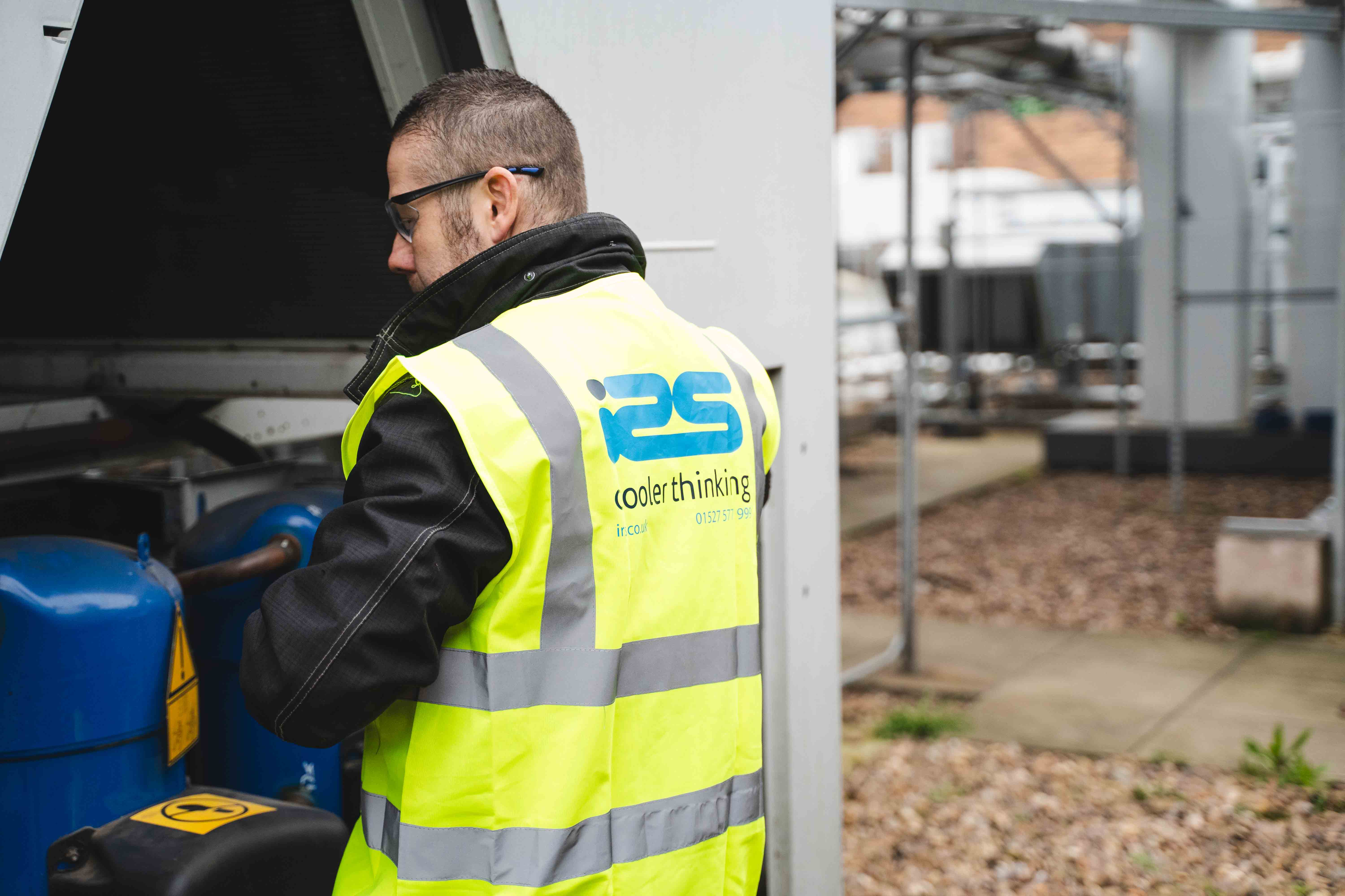 Professional installation of air conditioning units.