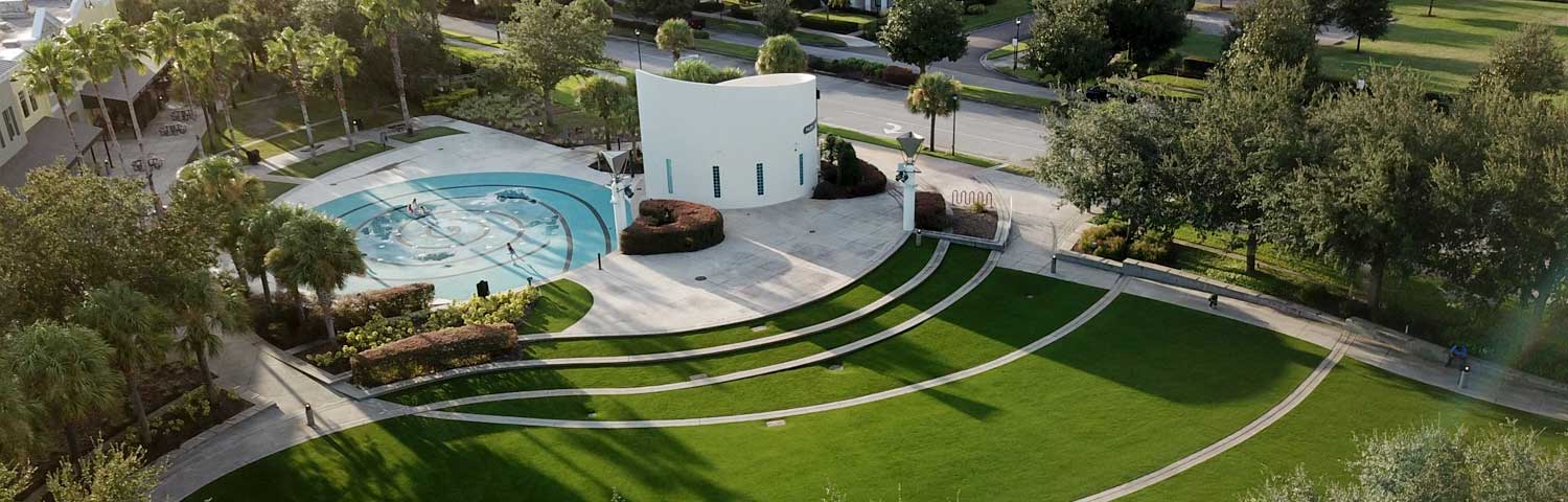 An aerial shot of Tampa, Florida