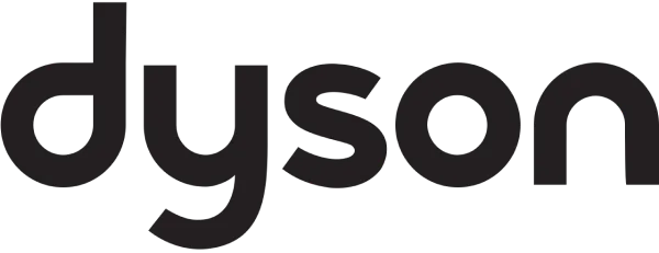 The Dyson brand name in black lowercase letters on a white background.