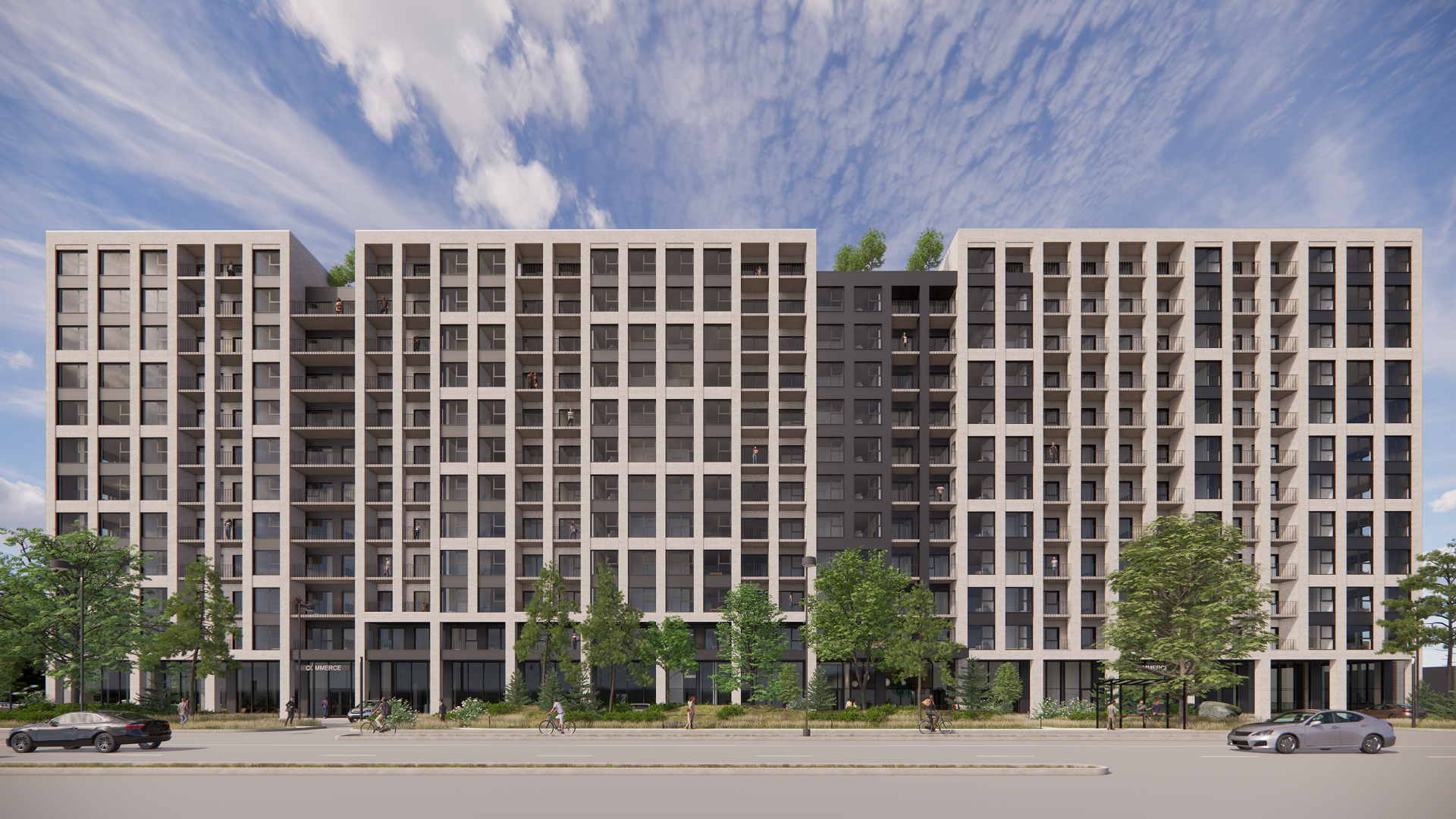 rendu 3d du bloc Terrebonne