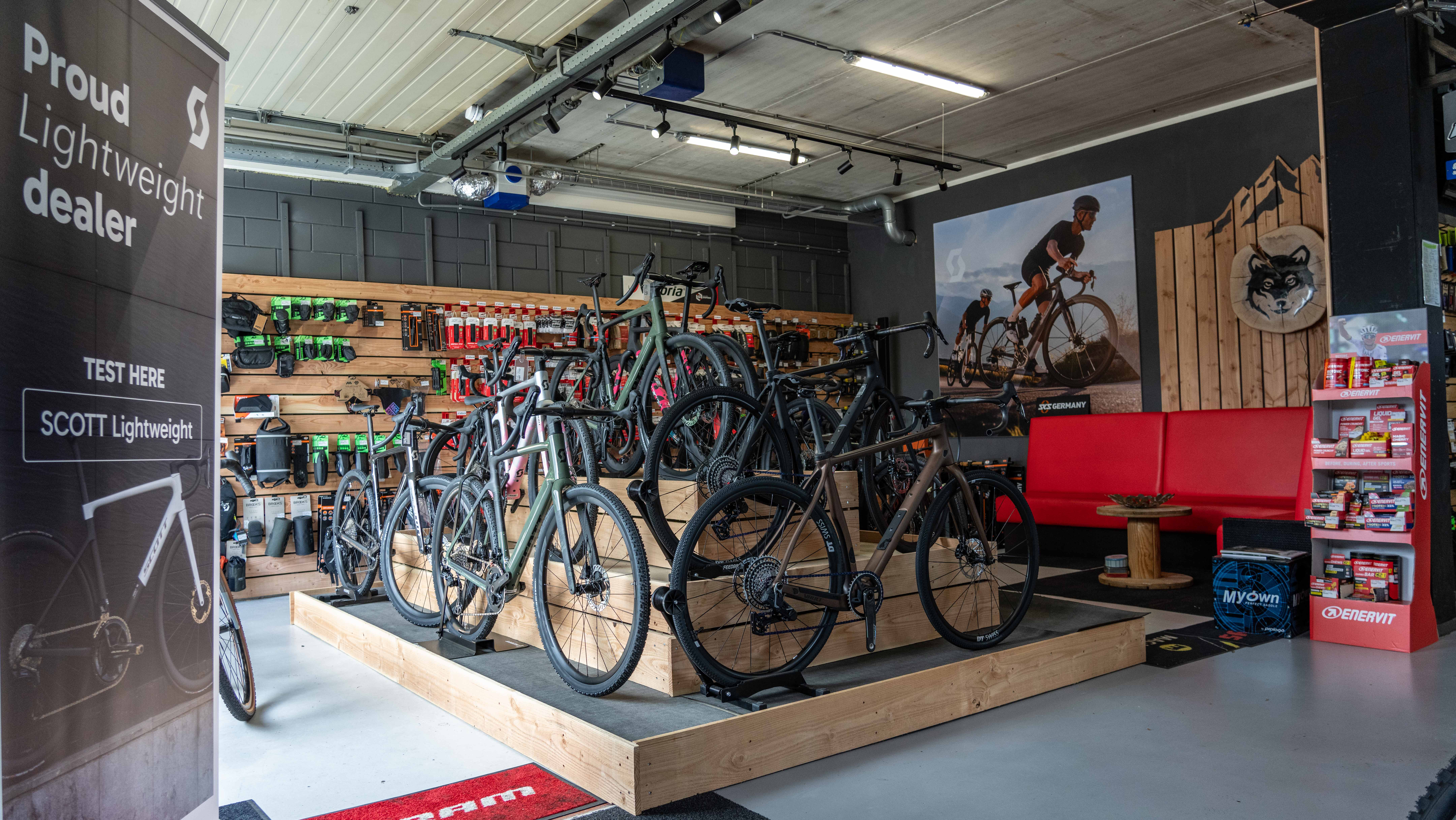 Uitbreiding in de showroom van Perima Cycling