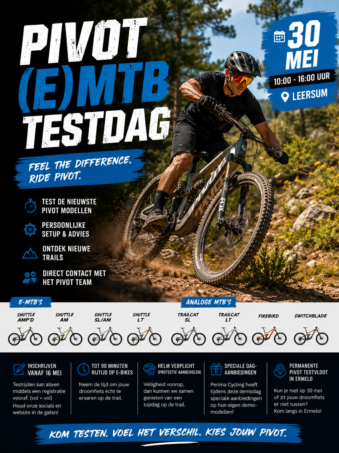 Pivot testdag Leersum 30 mei!