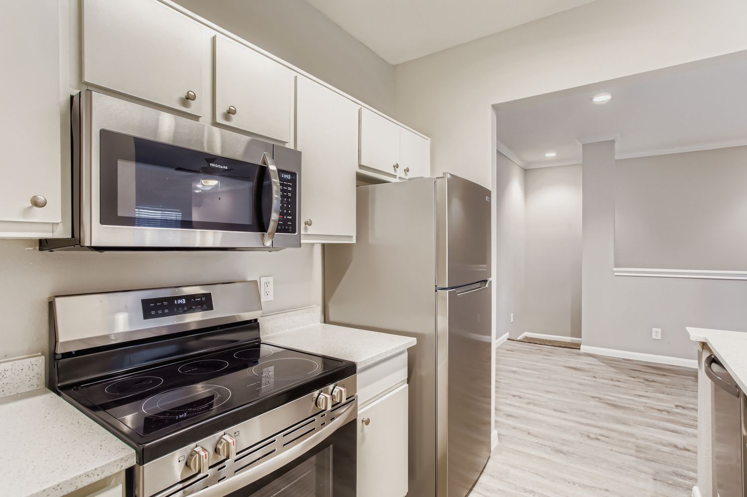 kitchen with stainless steel appliances