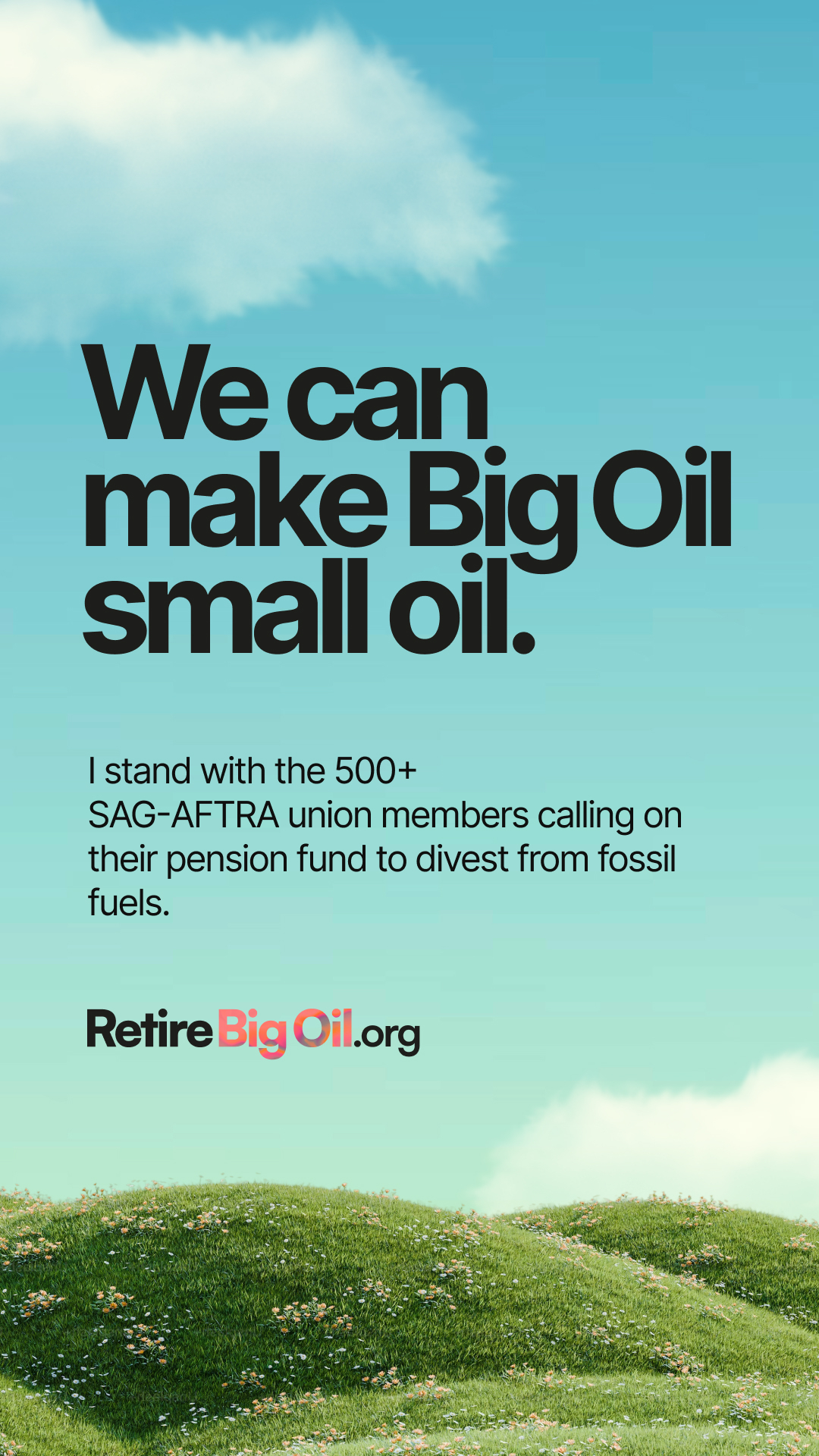 We can make Big Oil small oil