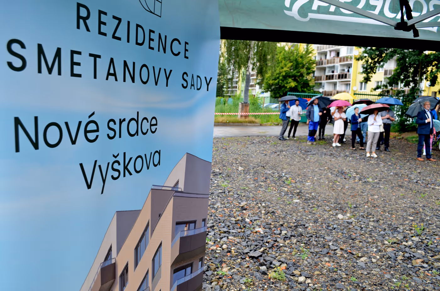 Slavnostní zahájení stavby