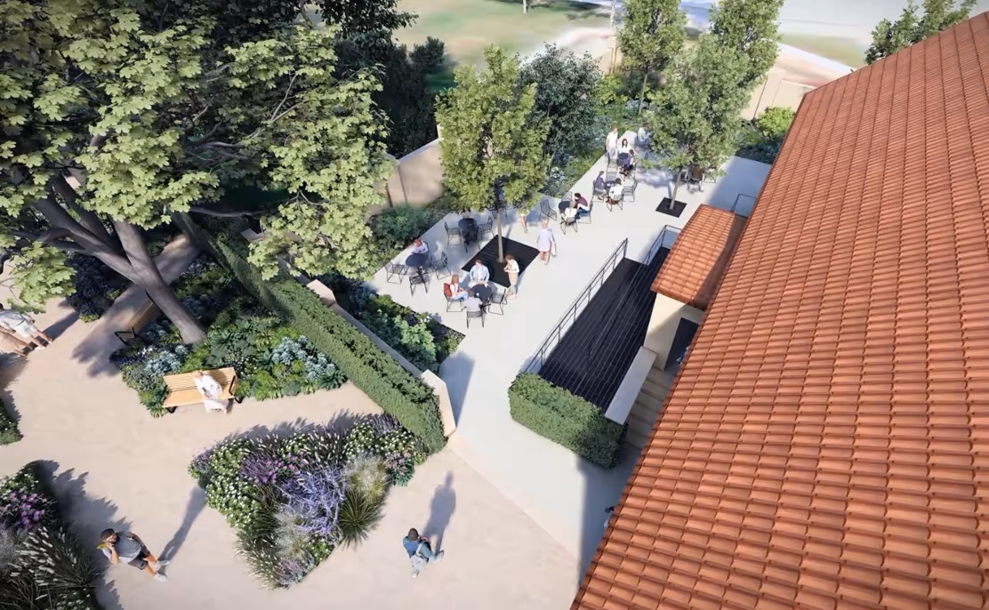 studie zámecké zahrady