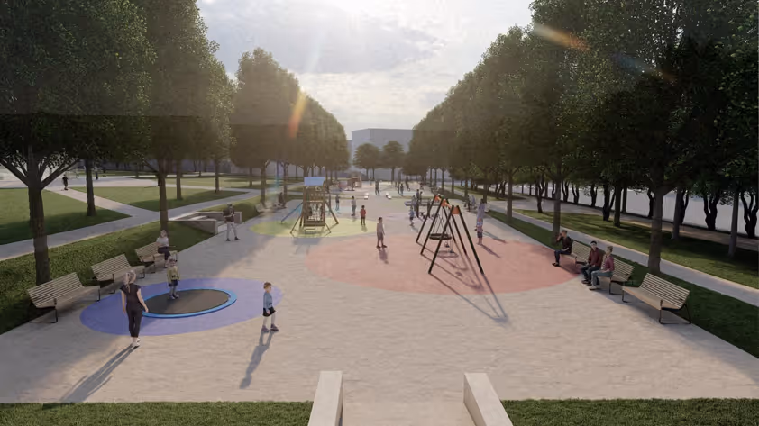 studie zámecké zahrady