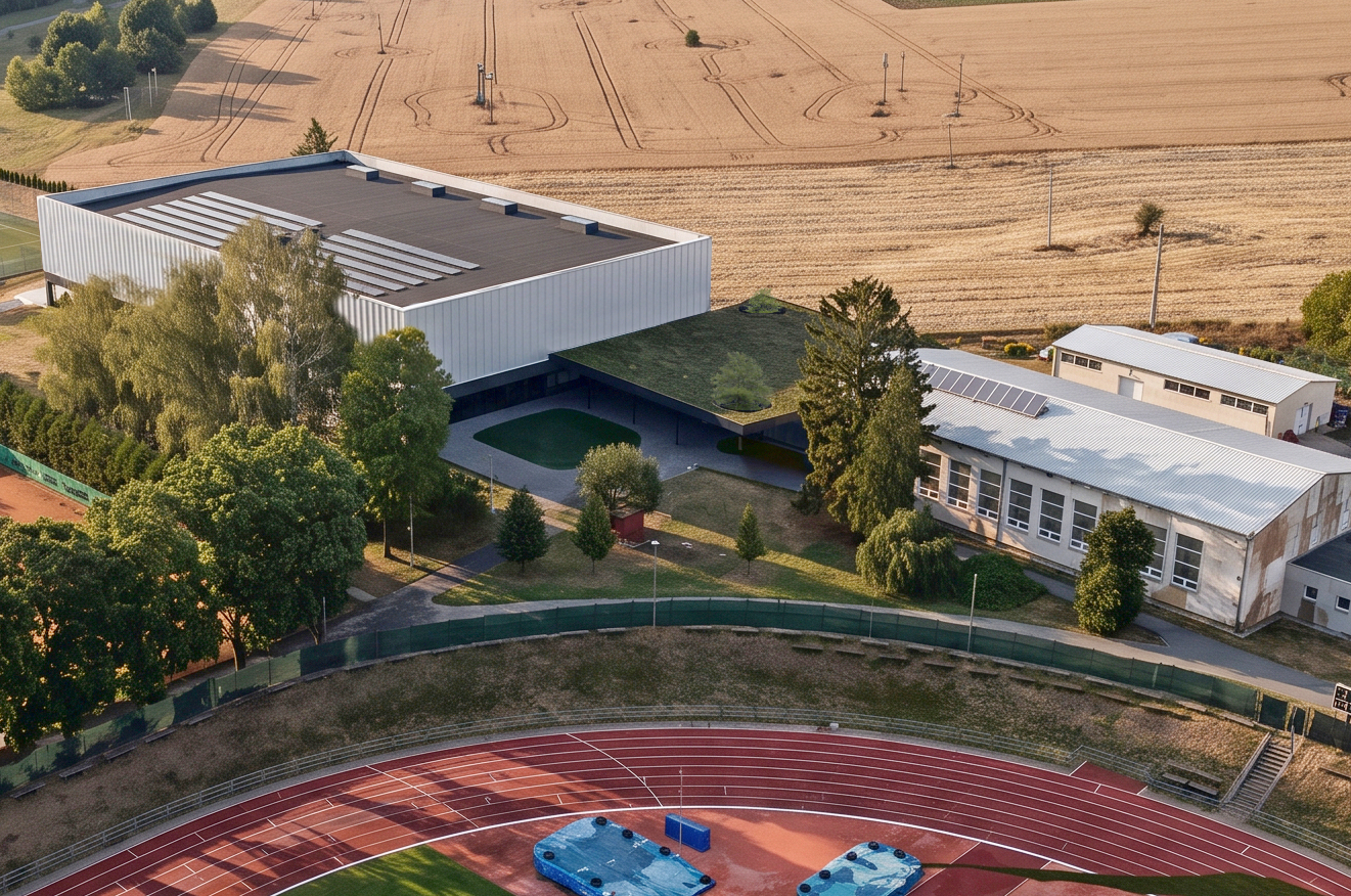 Vizualizace nové sportovní haly