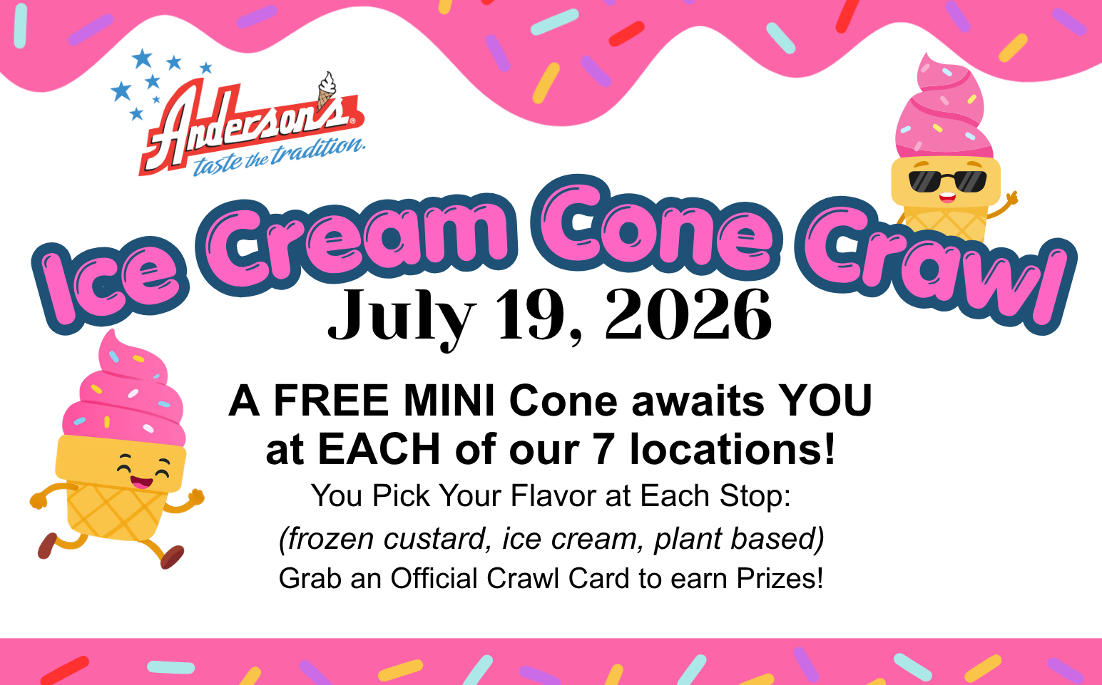 Ice Cream Cone Crawl 