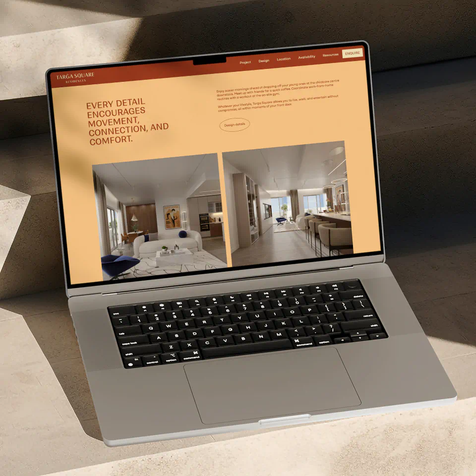 Targa Square Brand Identity and Website Creation