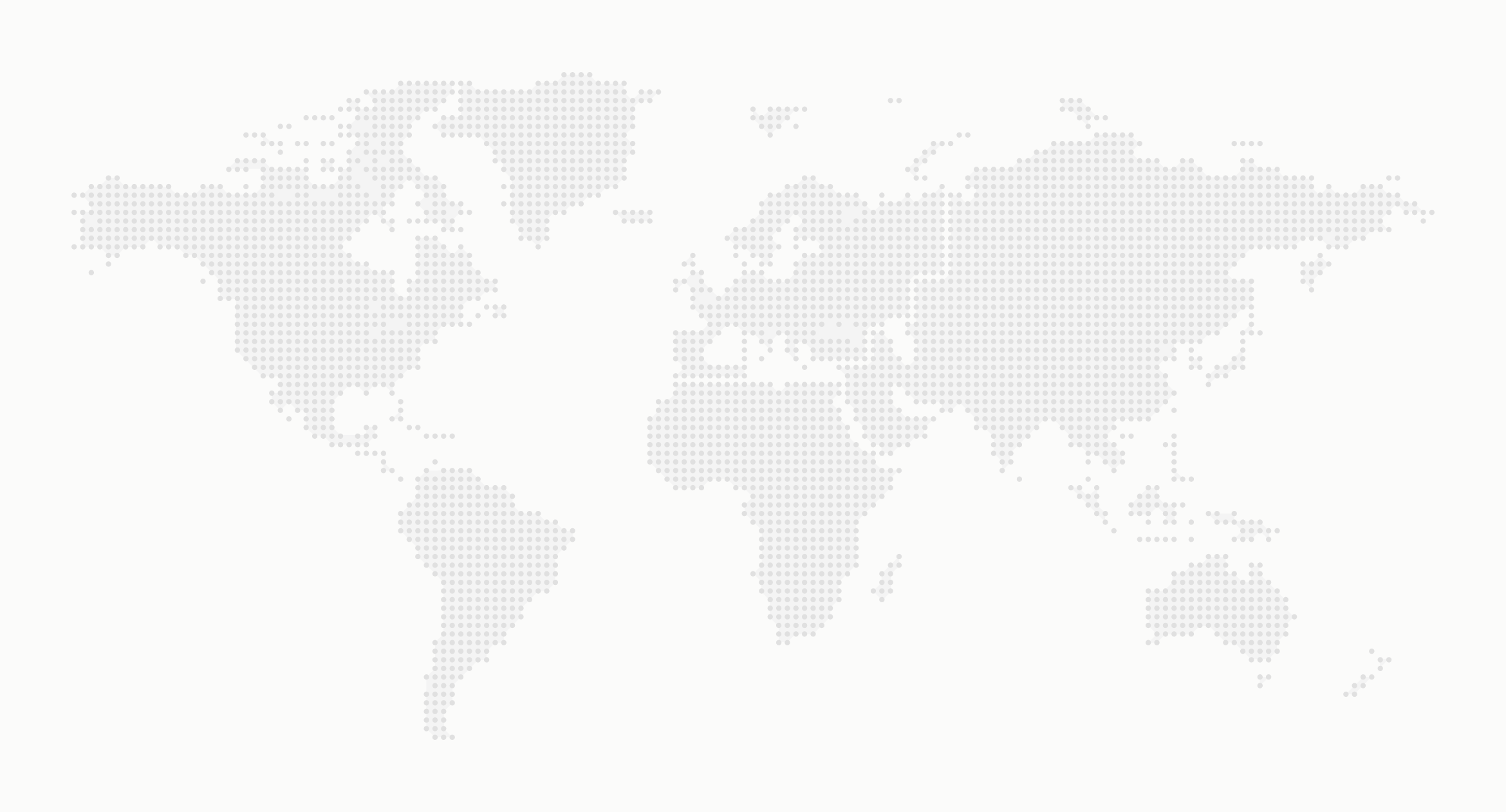 Map of Grounded's global offices, manufacturing partners and warehousing locations