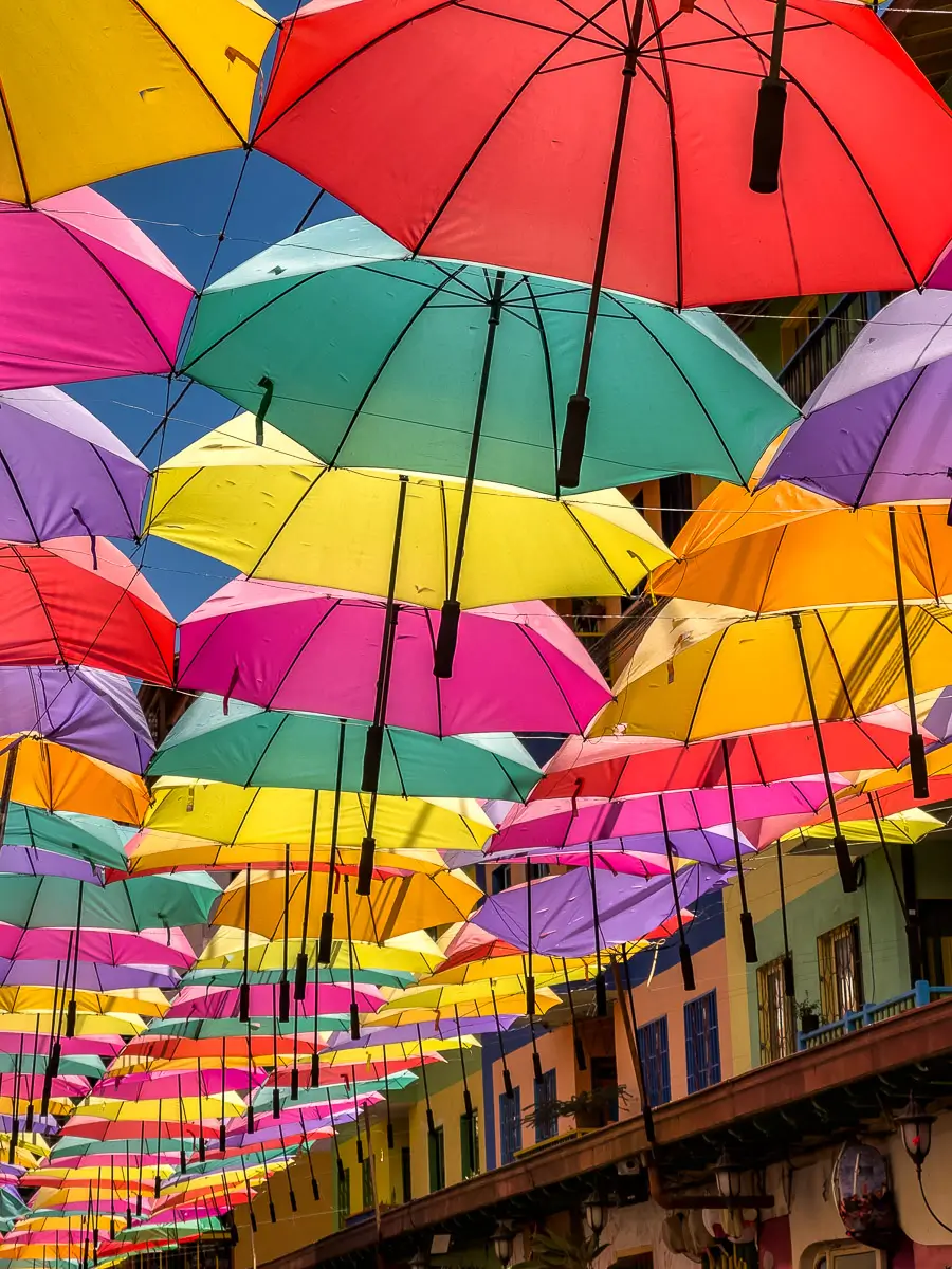 Colombia: umbrella alley