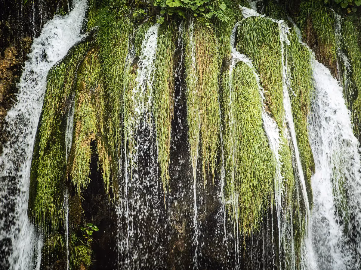 Plitvice National Park in Croatia waterfall