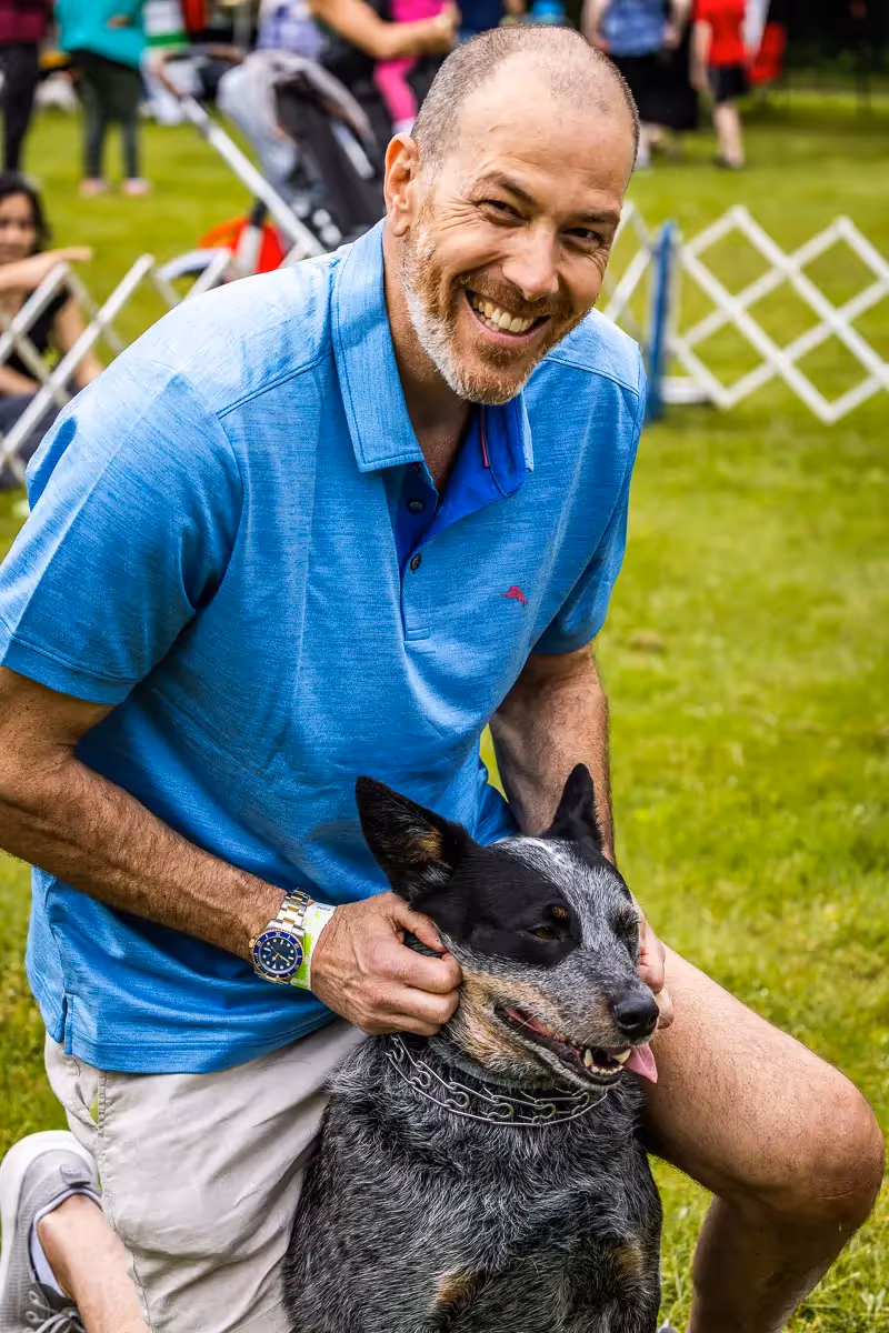 Westport CT dog festival: dog and owner look-alikes