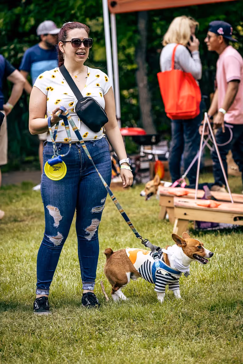 Westport CT dog festival: dog and owner look-alikes