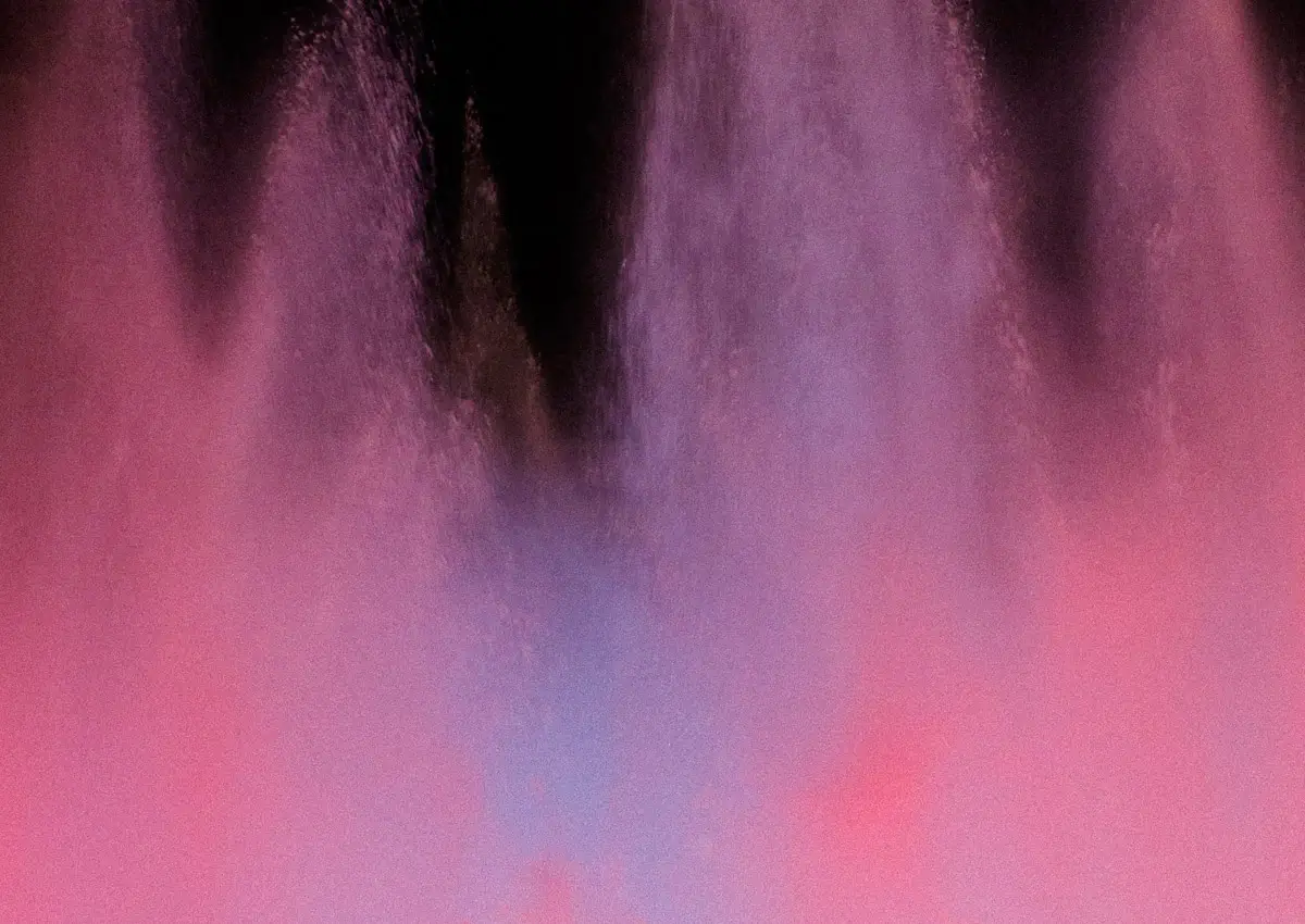 Barcelona, Spain,Magic Fountain of Montjuic: abstract, close up, colorful water patterns