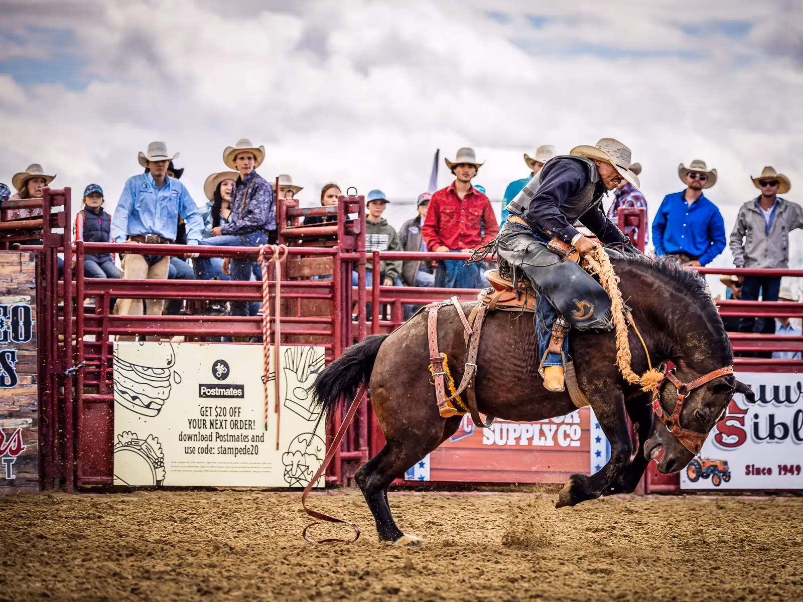 Goshen NY Rodeo: horse riding