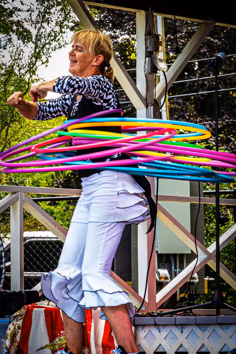 2024 Haddam Neck Fair: Hula Hoop woman