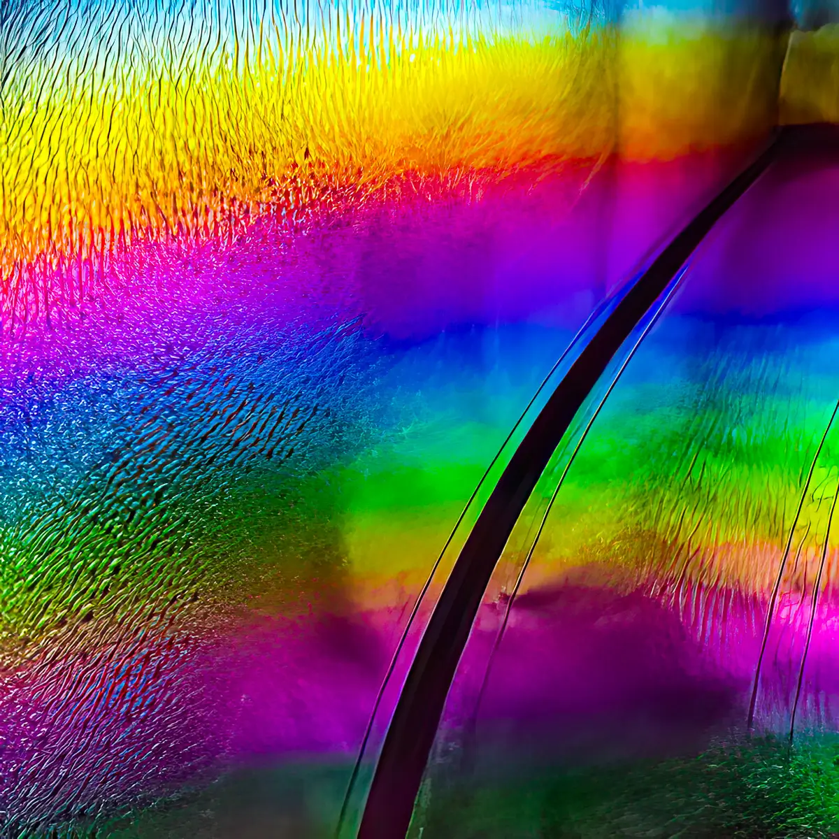 Abstract of soap bubbles