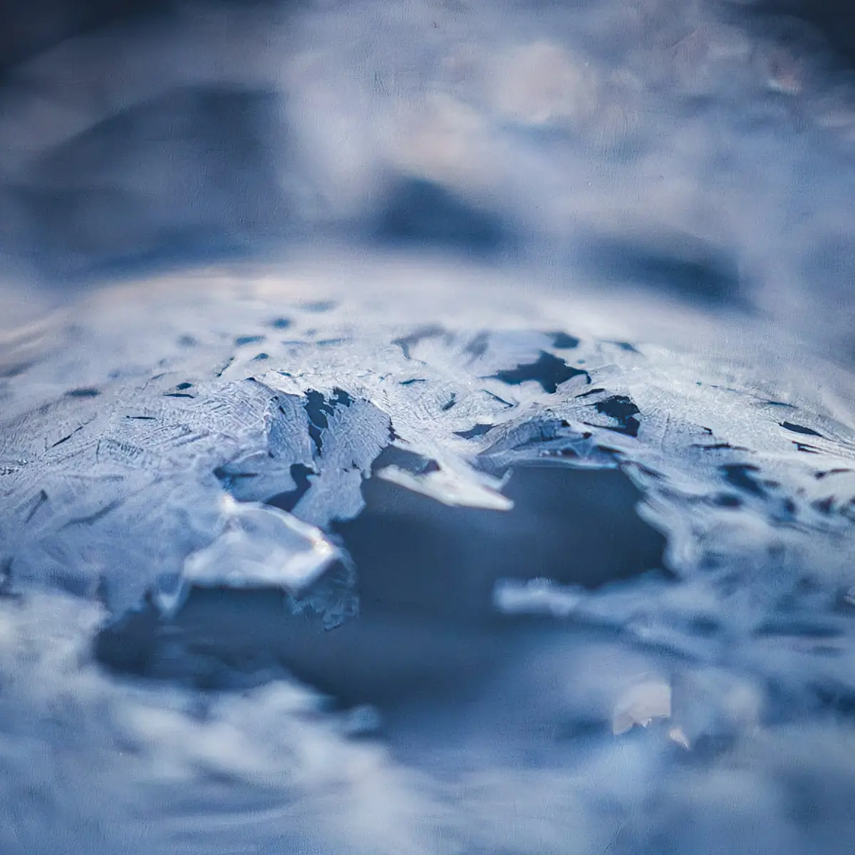 Abstract of soap bubbles