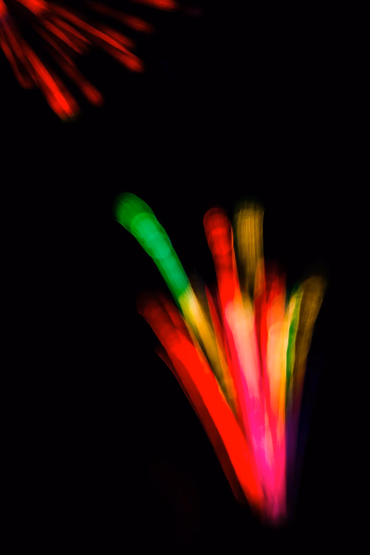 Abstract fireworks