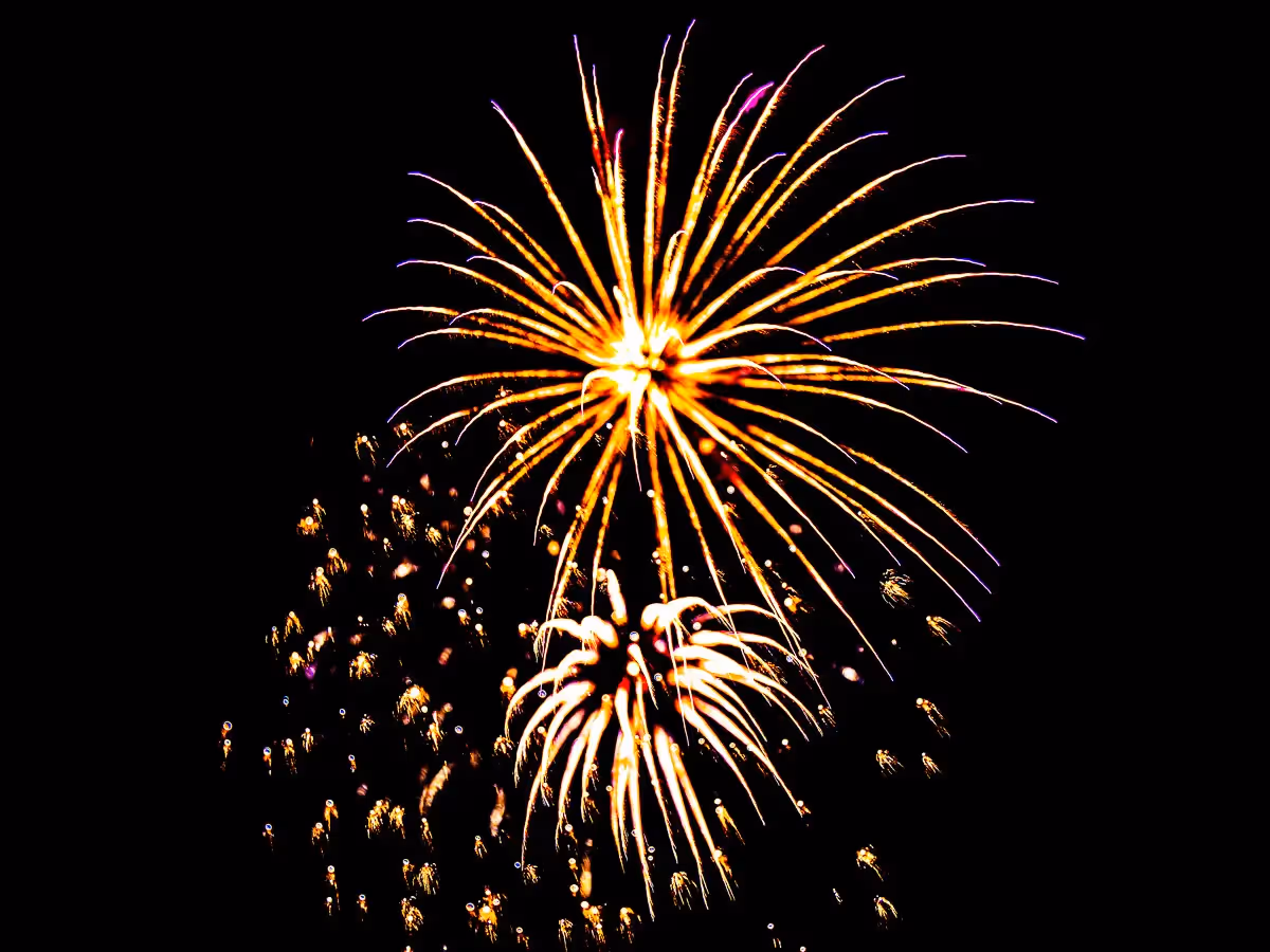 Abstract fireworks